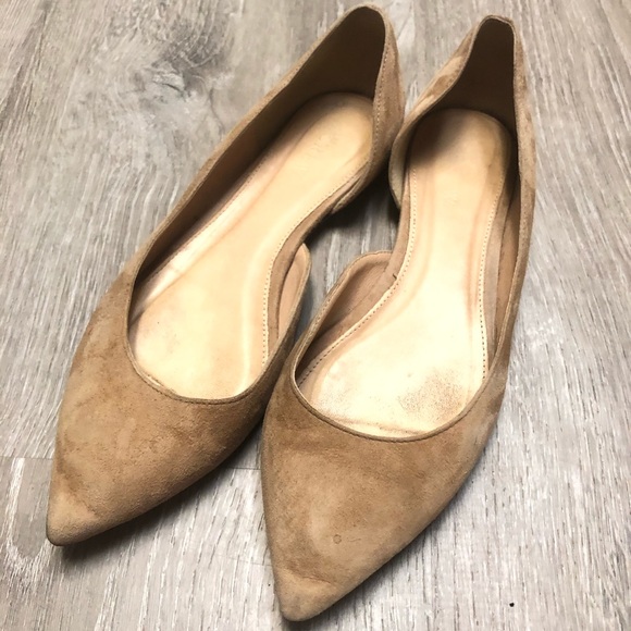 J. Crew Nude Suede Flats - Picture 7 of 8